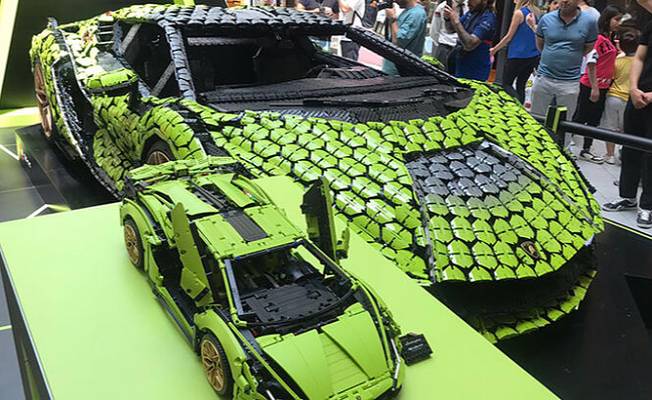 Ger Ek Boyutlu Lego Technic Lamborghini Si N Fkp Stanbulda Nce