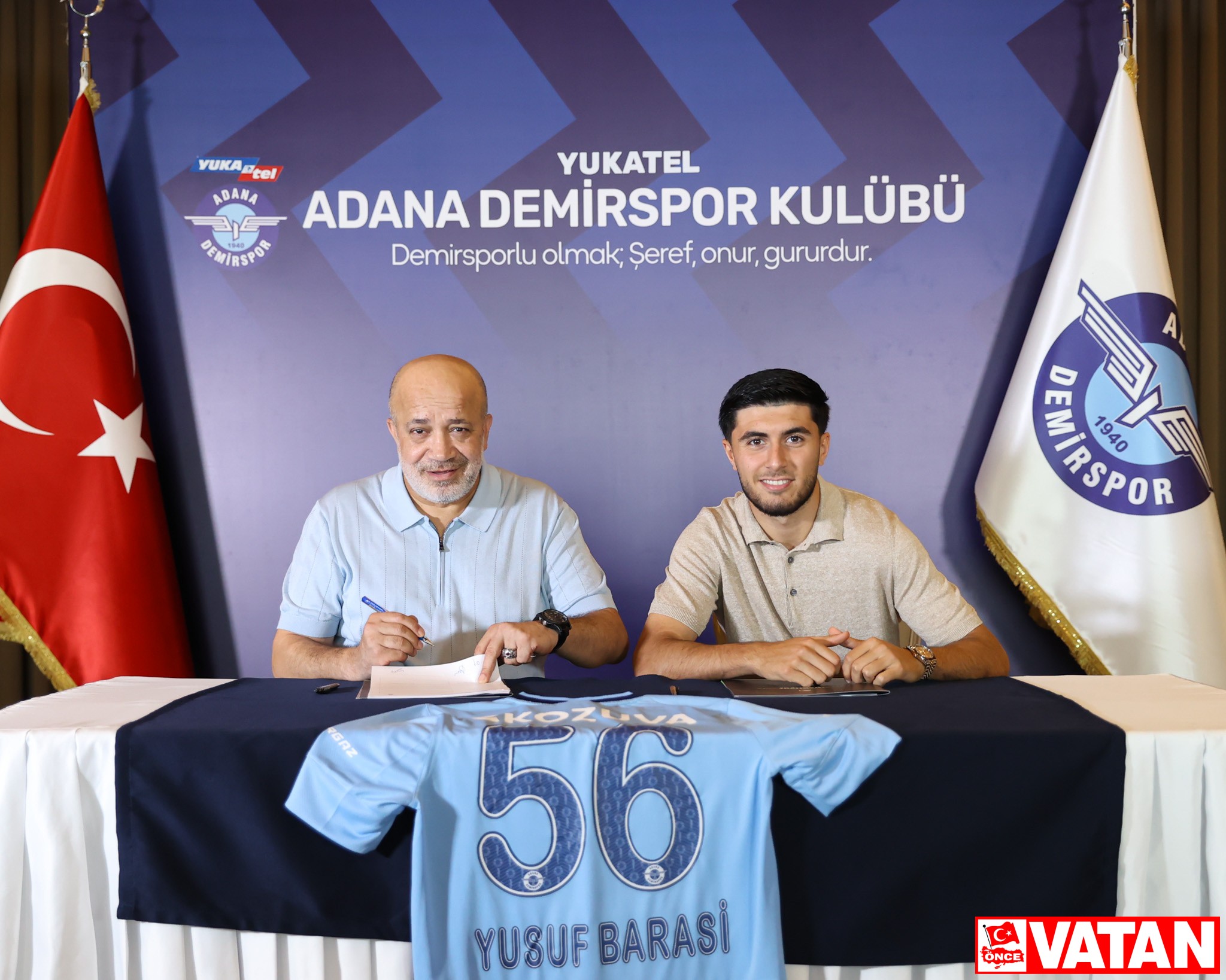 Yukatel Adana Demirspor Yusuf Barasi yi transfer etti Önce Vatan