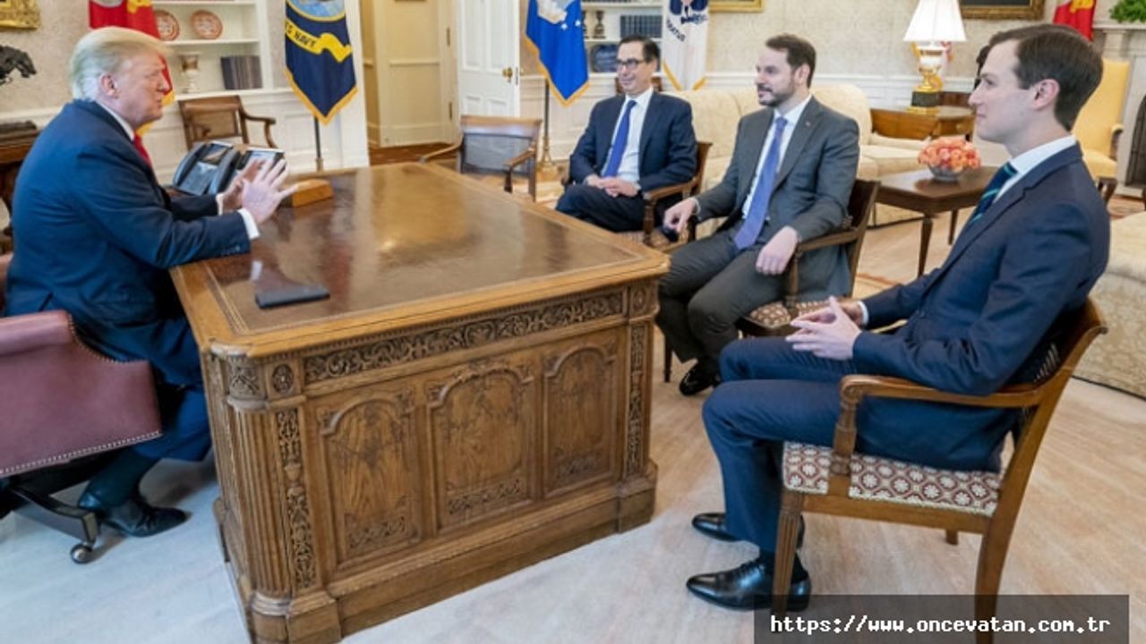 Albayrak Washington'da ABD Başkanı Trump ile görüştü