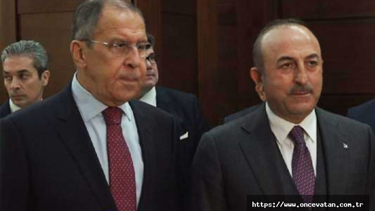 Bakan Çavuşoğlu, Lavrov'la görüştü