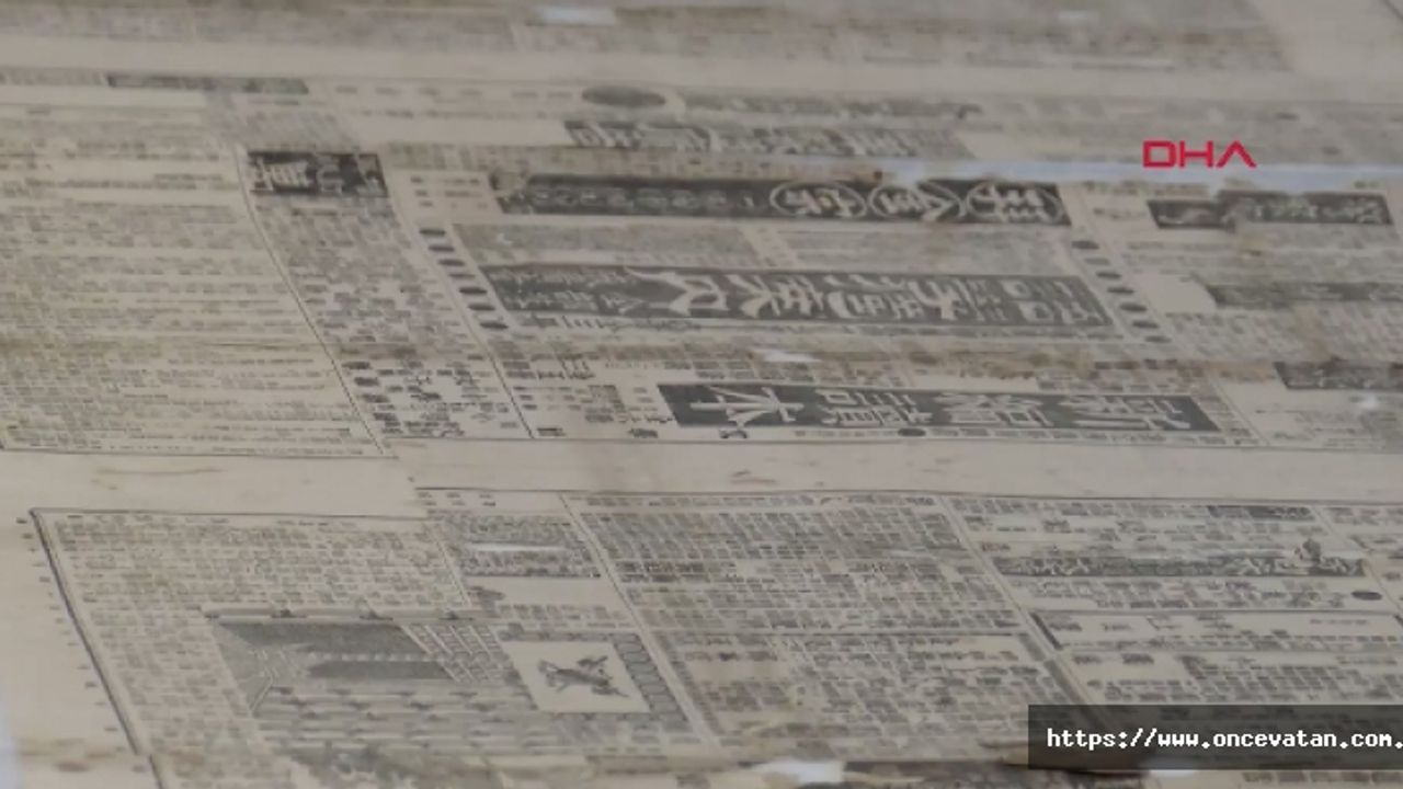 Dolmabahçe Sarayı'nda Japon gazete kupürleri çıktı