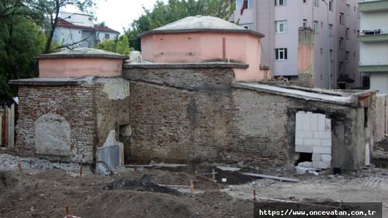 Bolu'da tarihi hamam, restore ediliyor