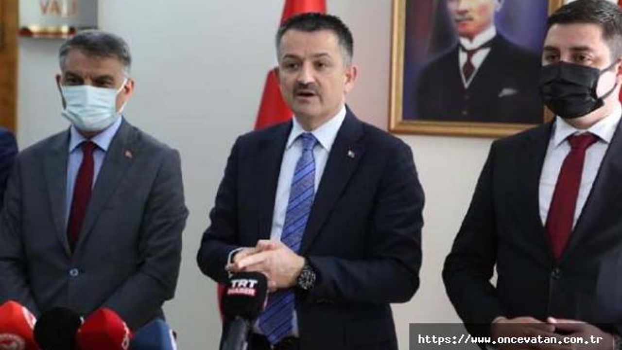 Bakan Pakdemirli: Kuraklıkla mücadele ediyoruz
