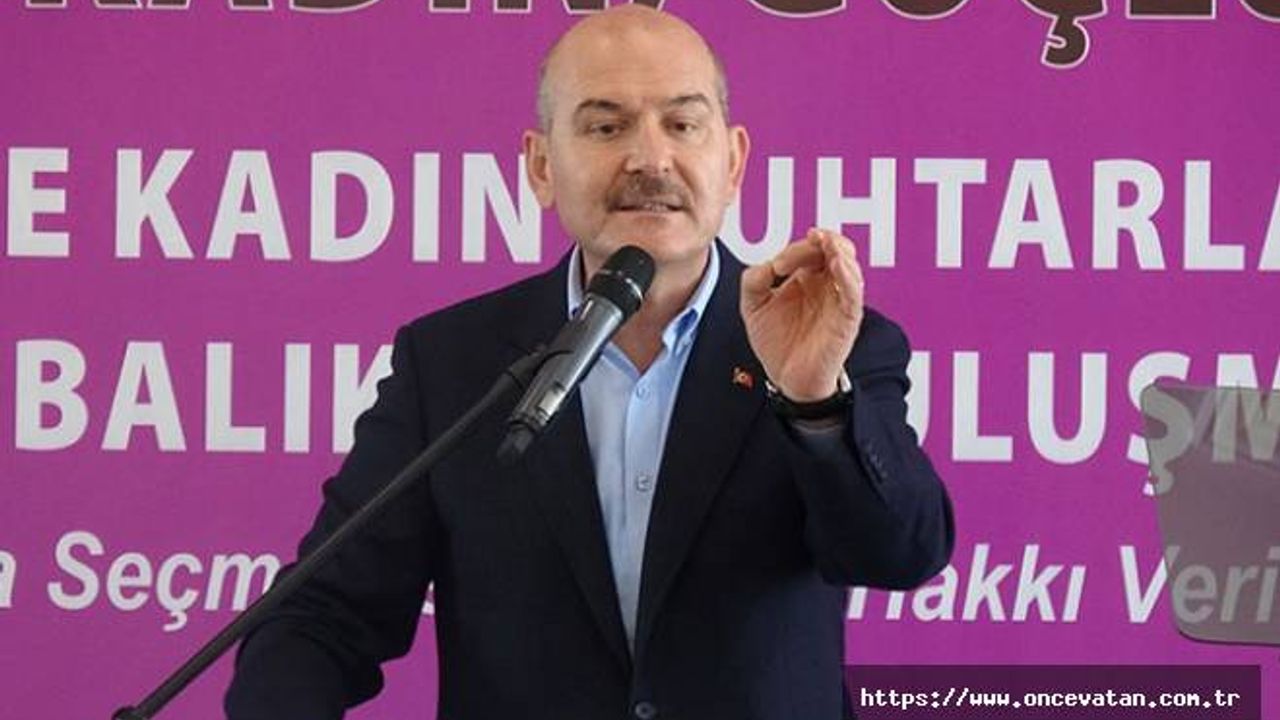 Bakan Soylu: 1 kişi uyuşturucudan hayatını kaybetmesin, ben bütün kötü sözlerine talibim