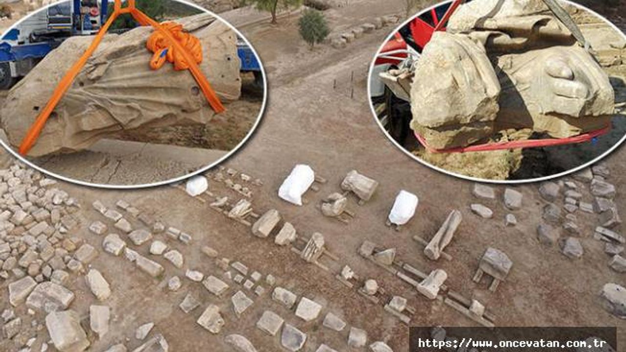 Dünyanın en eski kehanet merkezi Klaros'tan kült heykellere ait 35 parça çıkarıldı