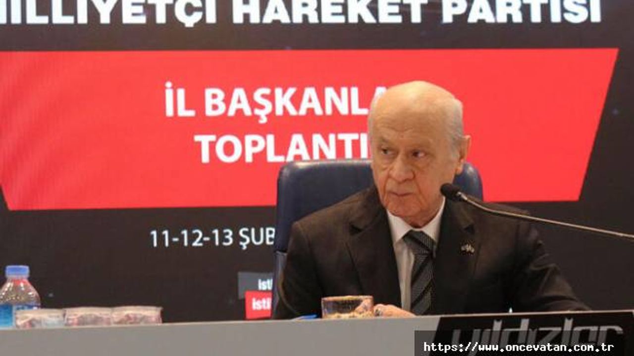 Bahçeli, il başkanları toplantısı kapanış oturumuna katıldı