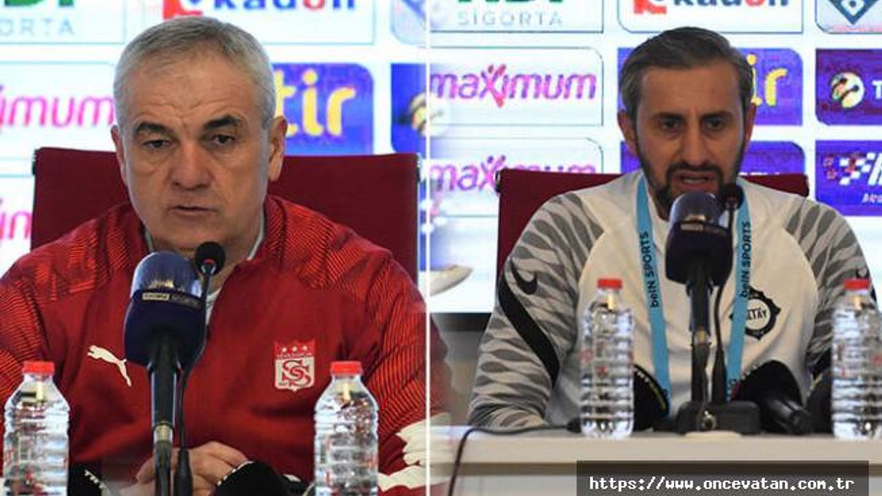 Demir Grup Sivasspor - Altay maçının ardından