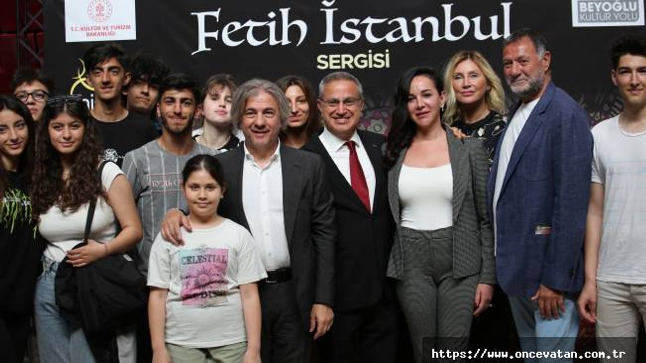 “FETİH İSTANBUL SERGİSİ” Atatürk Kültür Merkezi’nde açıldı