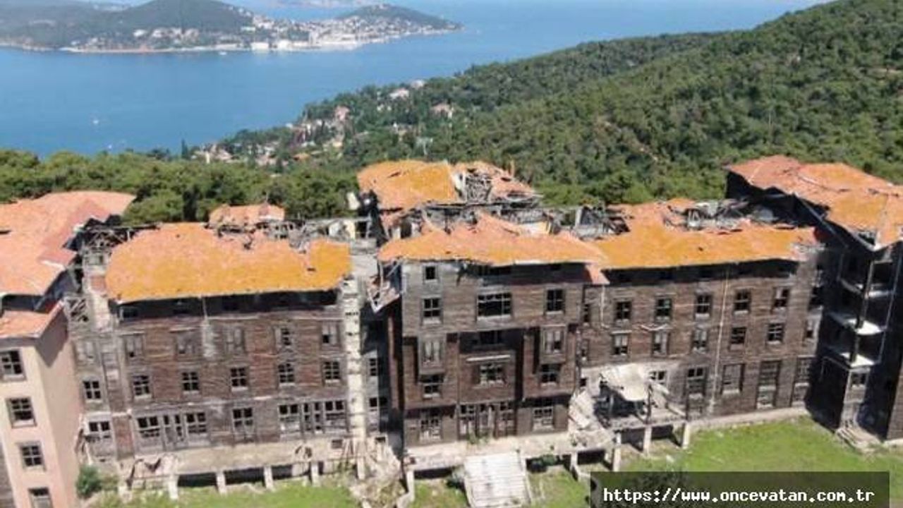 Büyükada Rum Yetimhanesi'nin restorasyonunda sona doğru