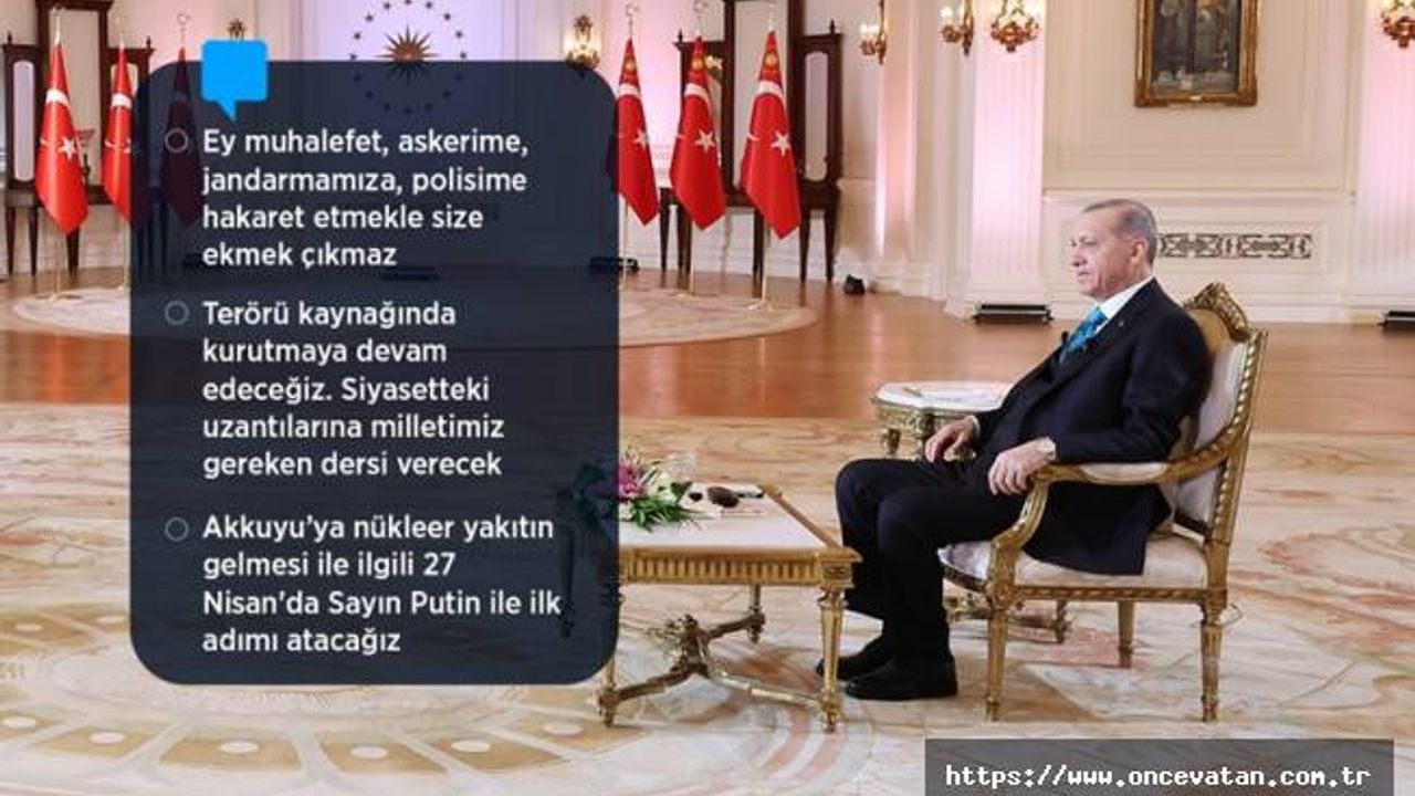 Cumhurbaşkanı Erdoğan: Deprem bölgelerinde 27 bin 949 konutun inşasına başlamış durumdayız
