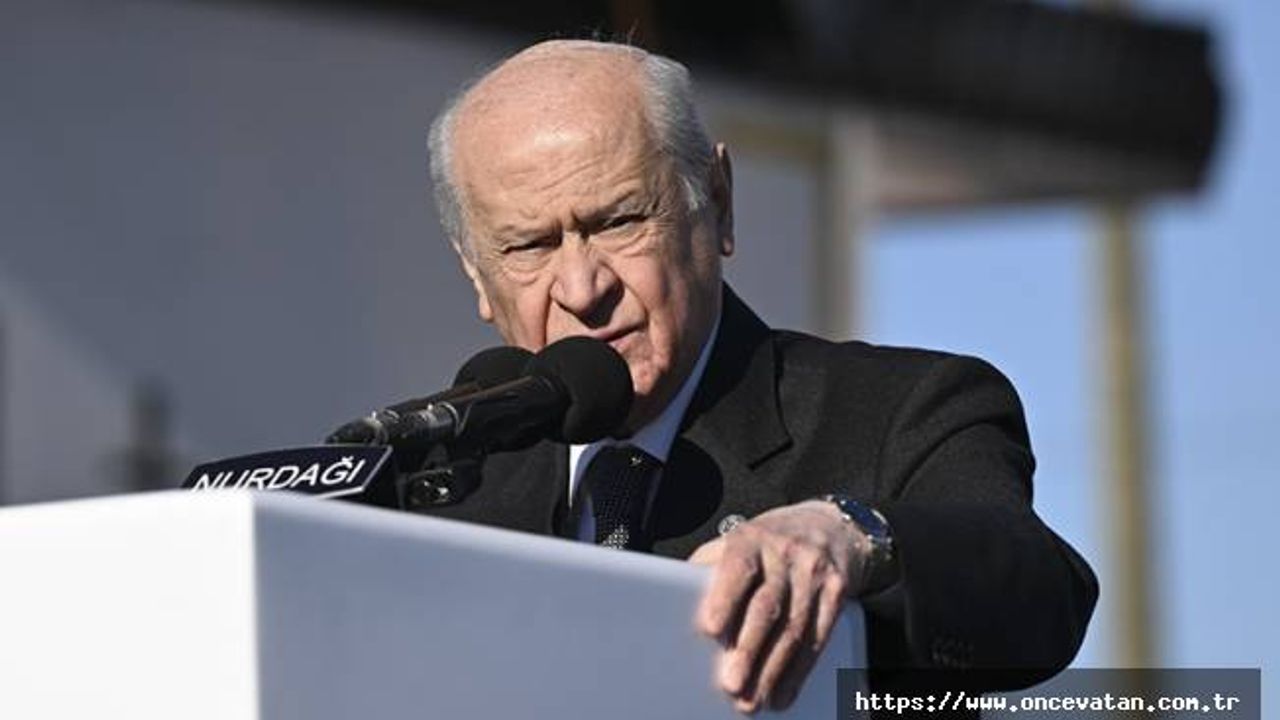 MHP Genel Başkanı Bahçeli: Hizmeti karalayarak bir yerlere varmak isteyenlere fırsat verdirmemek lazım