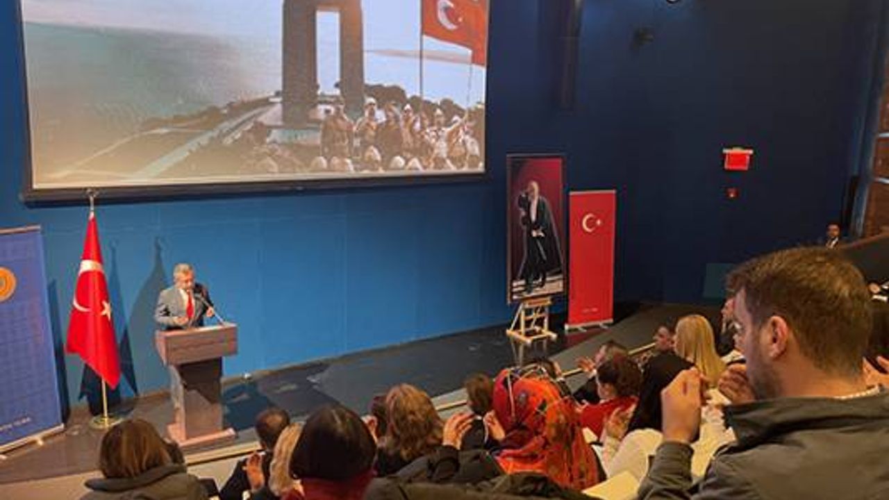 New York Türkevi'nde Çanakkale Deniz Zaferi'nin 108. yıl dönümü kutlandı