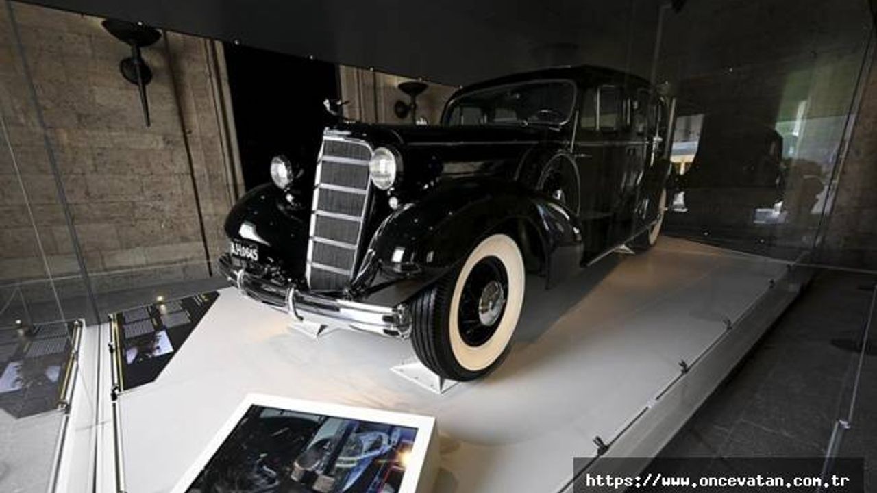 Atatürk'ün restore edilen otomobili Anıtkabir'de sergileniyor