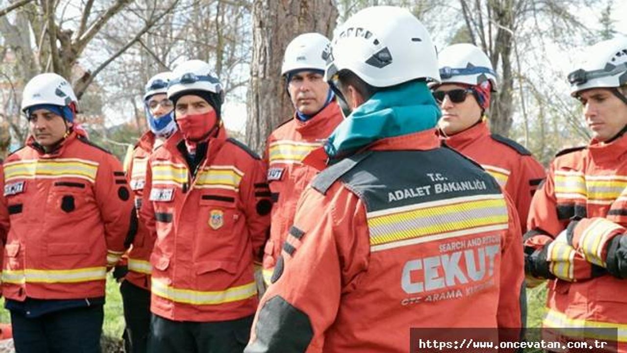 CEKUT personeli eğitimlerle afetlere hazır hale geliyor