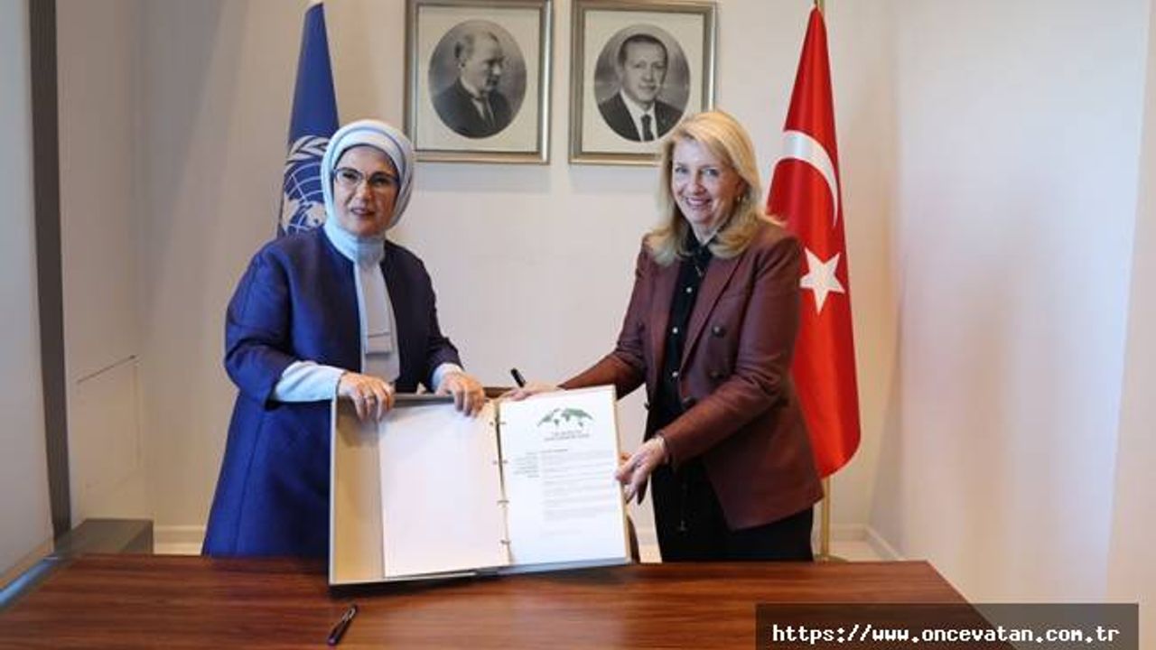 Emine Erdoğan, UNICEF İcra Direktörü Russell ile görüştü