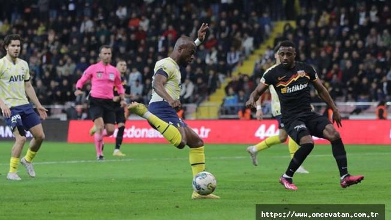 Fenerbahçe, Türkiye Kupası'nda Kayserispor'u konuk edecek