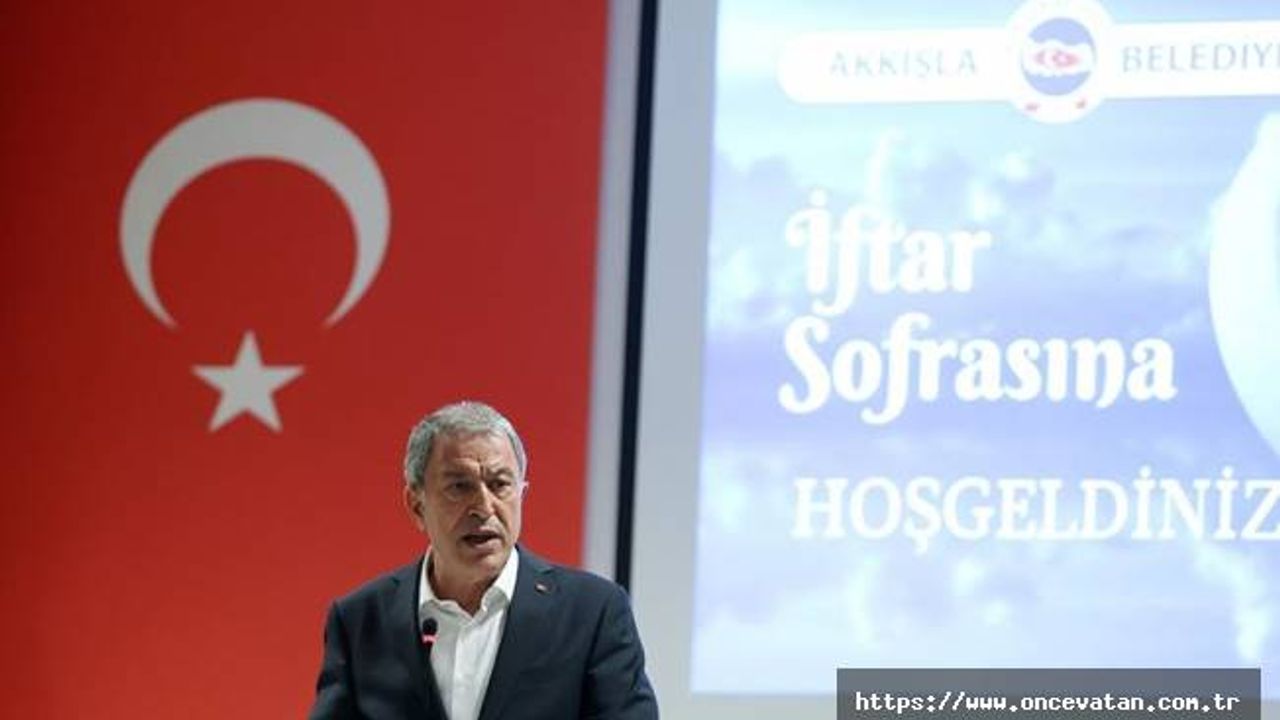 Milli Savunma Bakanı Akar, TSK'nin gövde gösterisine hazırlandığını açıkladı