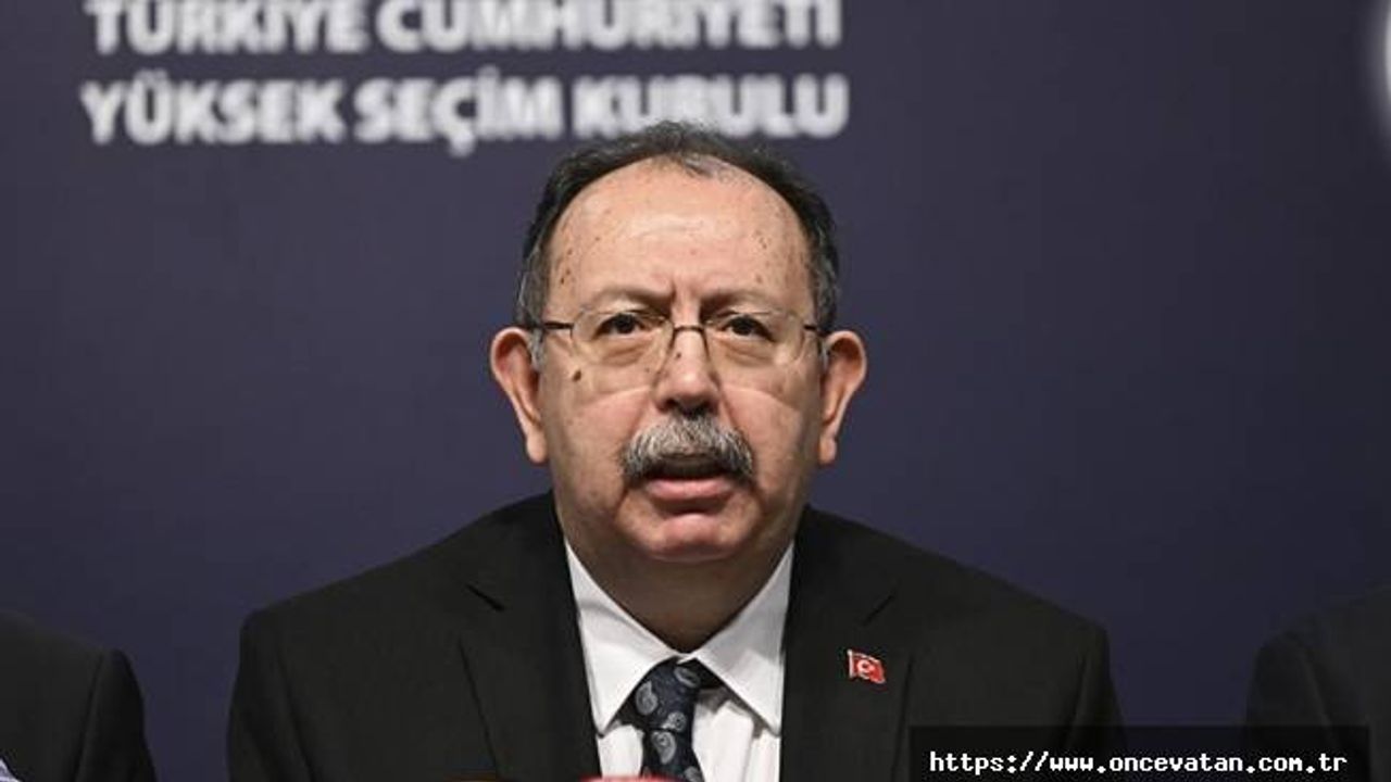 YSK Başkanı Yener: 14 Mayıs'taki seçimlerde 64 milyon 113 bin 941 seçmen oy kullanacak