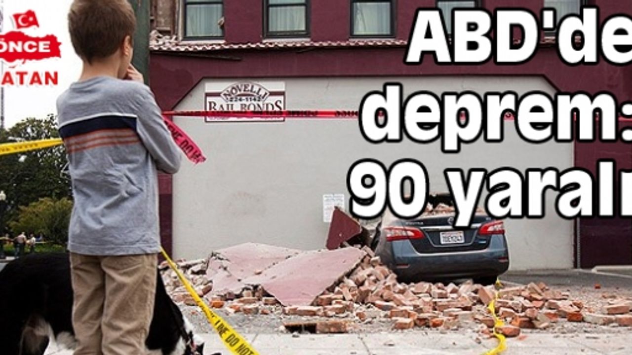 ABD’nin California eyaletinde meydana gelen 6 büyüklüğündeki depremde 3’ü ağır, 90 kişi yaralandı.