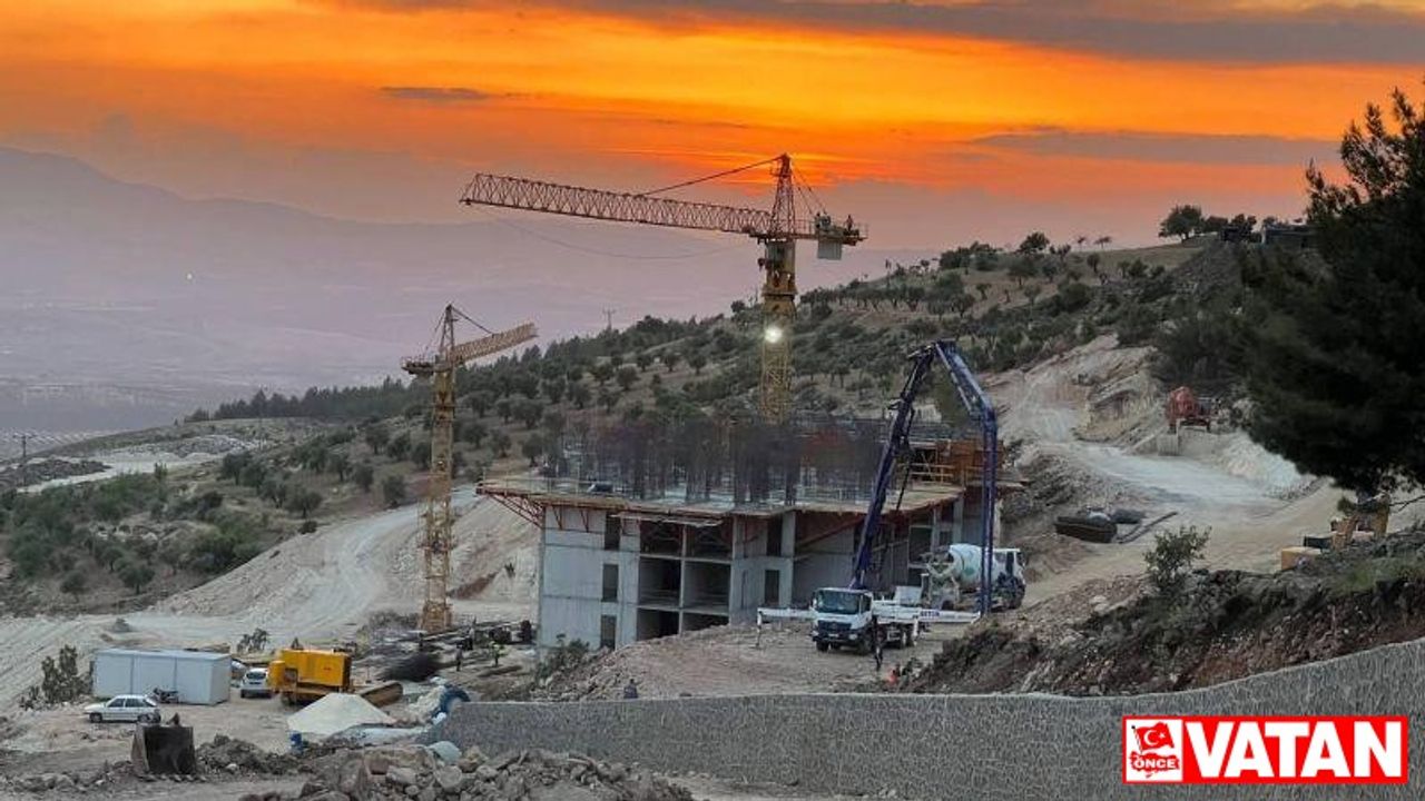 Kilis'te depremzedeler için kalıcı konutların inşası sürüyor