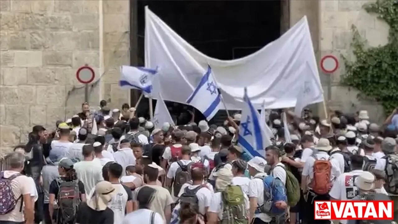 Fanatik Yahudi yerleşimcilerin Doğu Kudüs'teki provokatif 