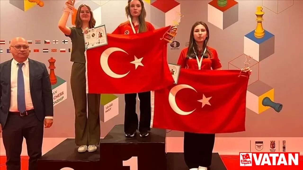 Türkiye, Avrupa Okullar Satranç Şampiyonası'nda birinci oldu