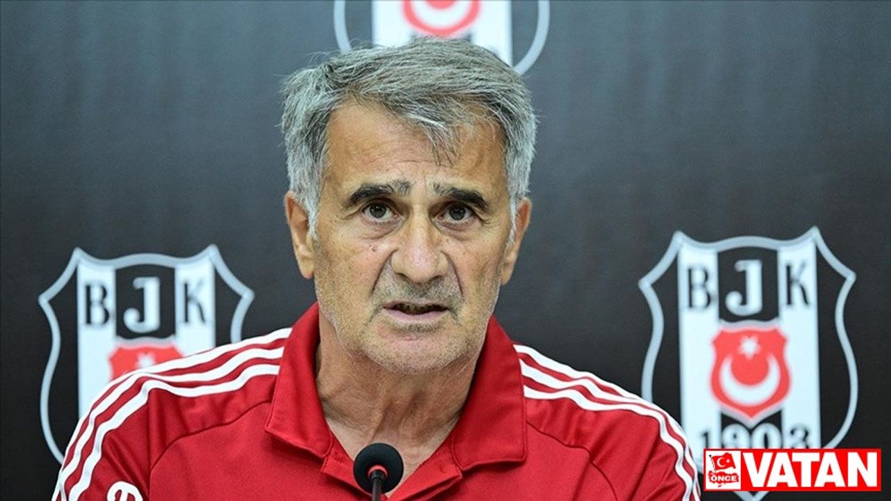 Beşiktaş Teknik Direktörü Güneş: Kendi oyunumuzu oynayarak turu geçmek istiyoruz