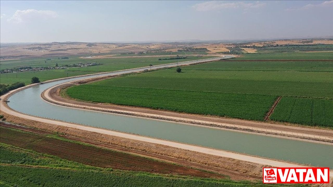 Şanlıurfa ve Mardin'deki bereketli topraklar Fırat'ın suyuyla buluştu
