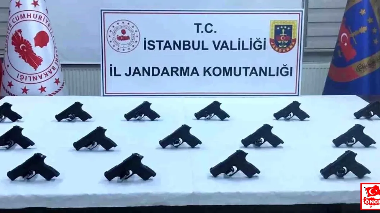 İstanbul'da düzenlenen silah kaçakçılığı operasyonunda 9 kişi yakalandı