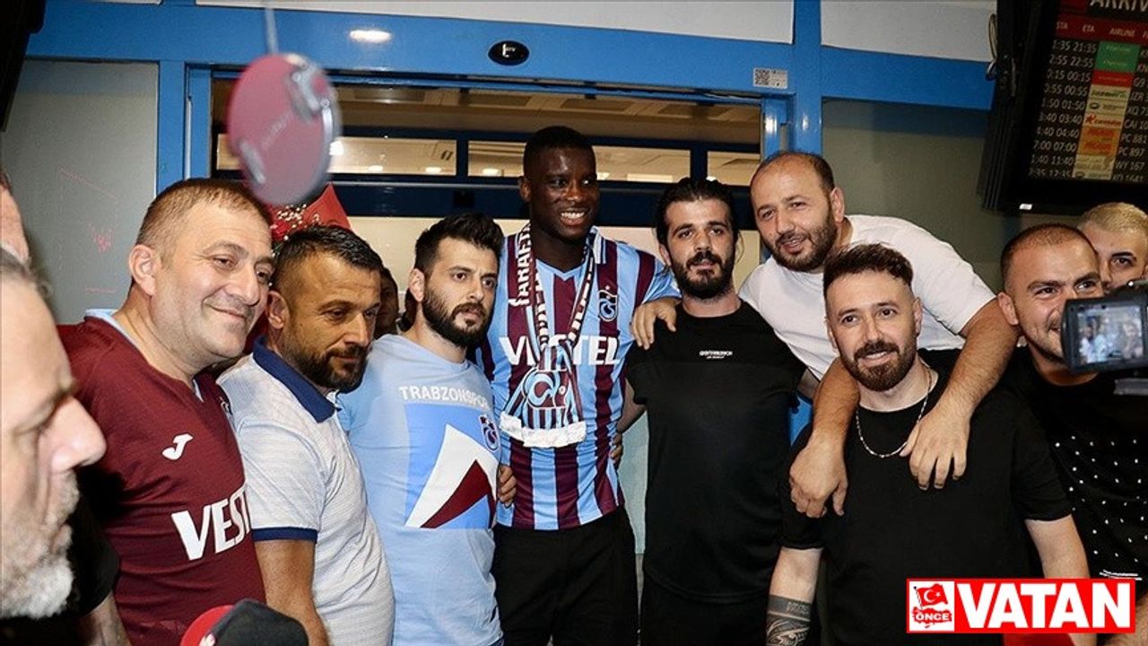 Trabzonspor'un transfer görüşmelerini sürdürdüğü Paul Onuachu, Trabzon'a geldi