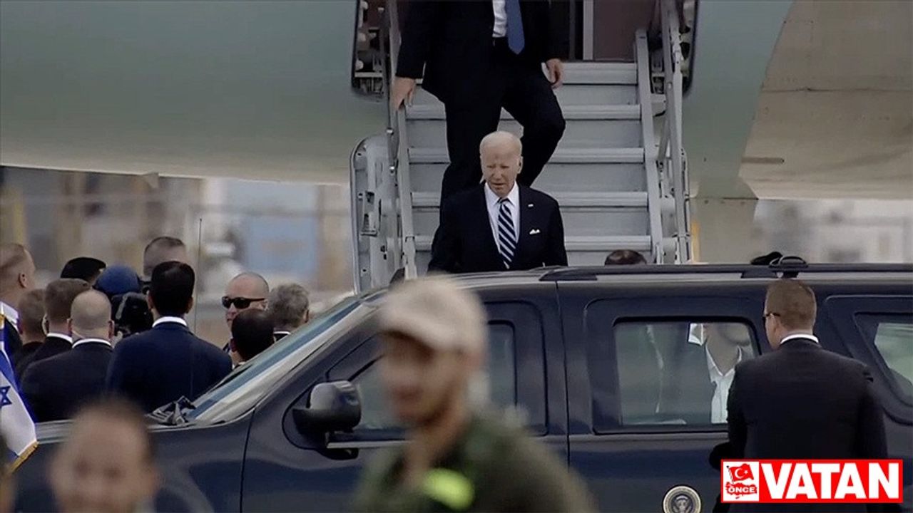 ABD Başkanı Joe Biden İsrail’de