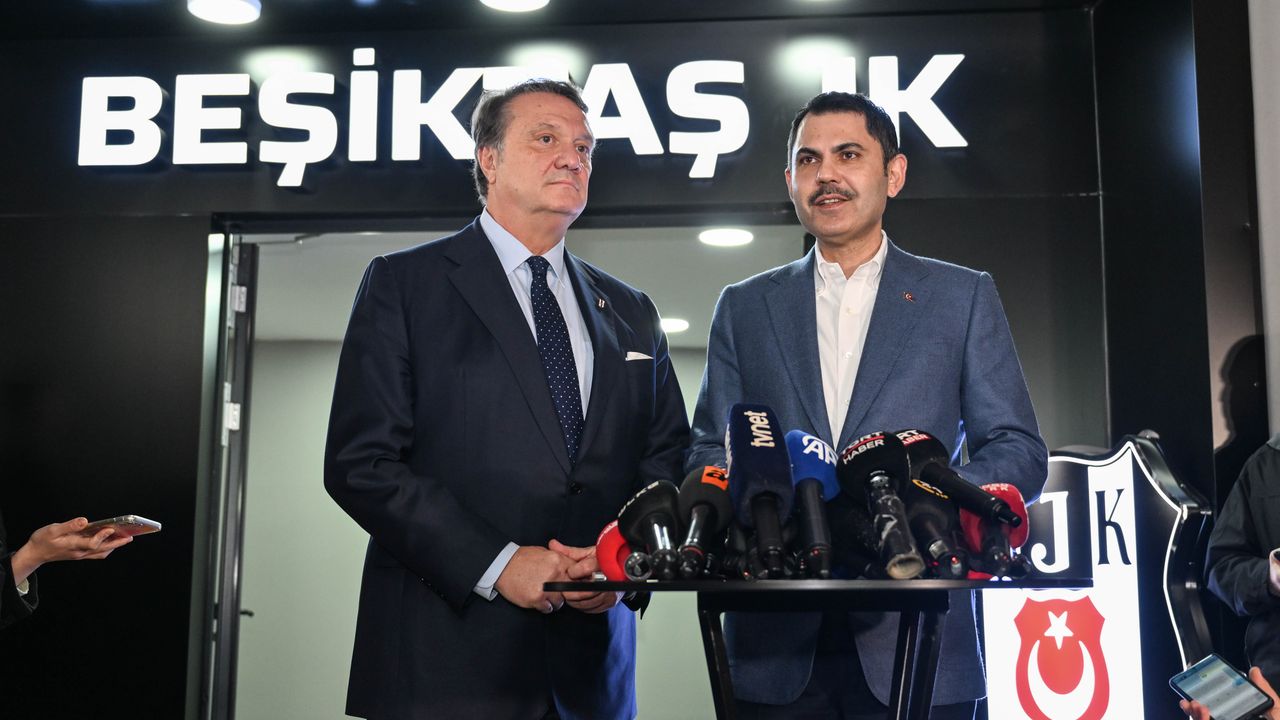 Murat Kurum, Beşiktaş Spor Kulübü yöneticileriyle bir araya geldi