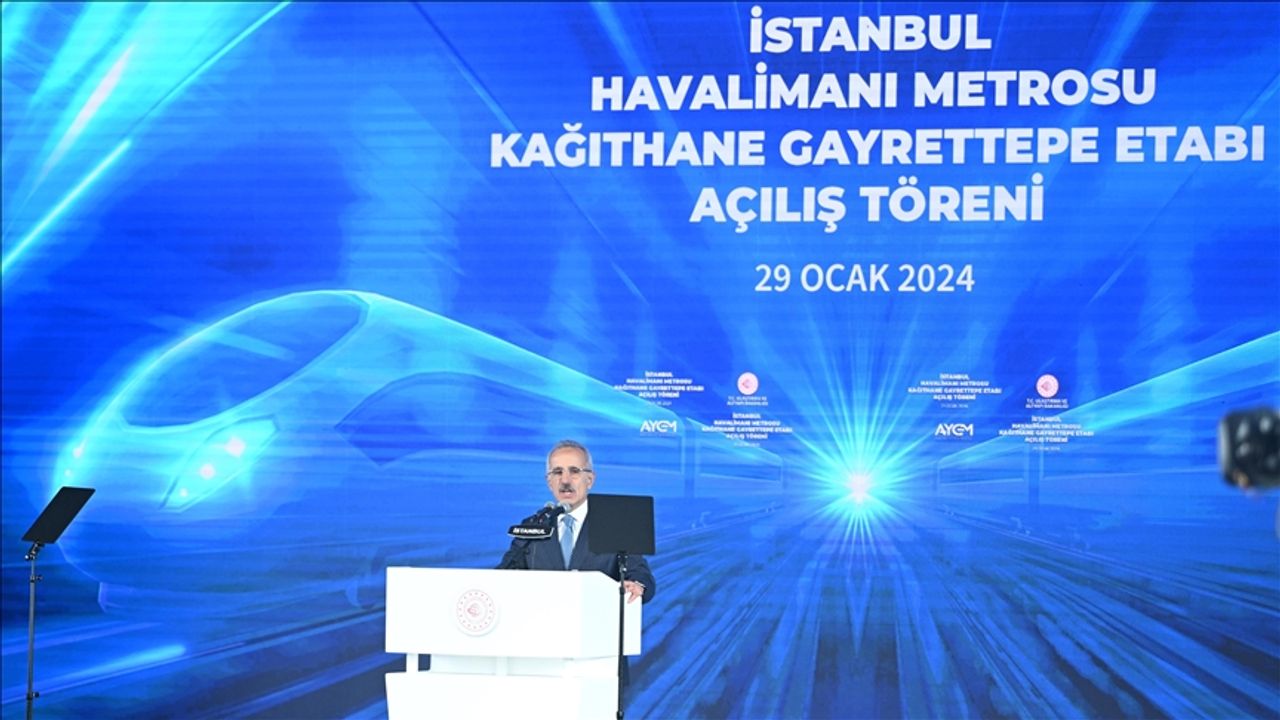 Bakan Uraloğlu: Gayrettepe-İstanbul Havalimanı arası seyahat süresi 30 dakika olacak