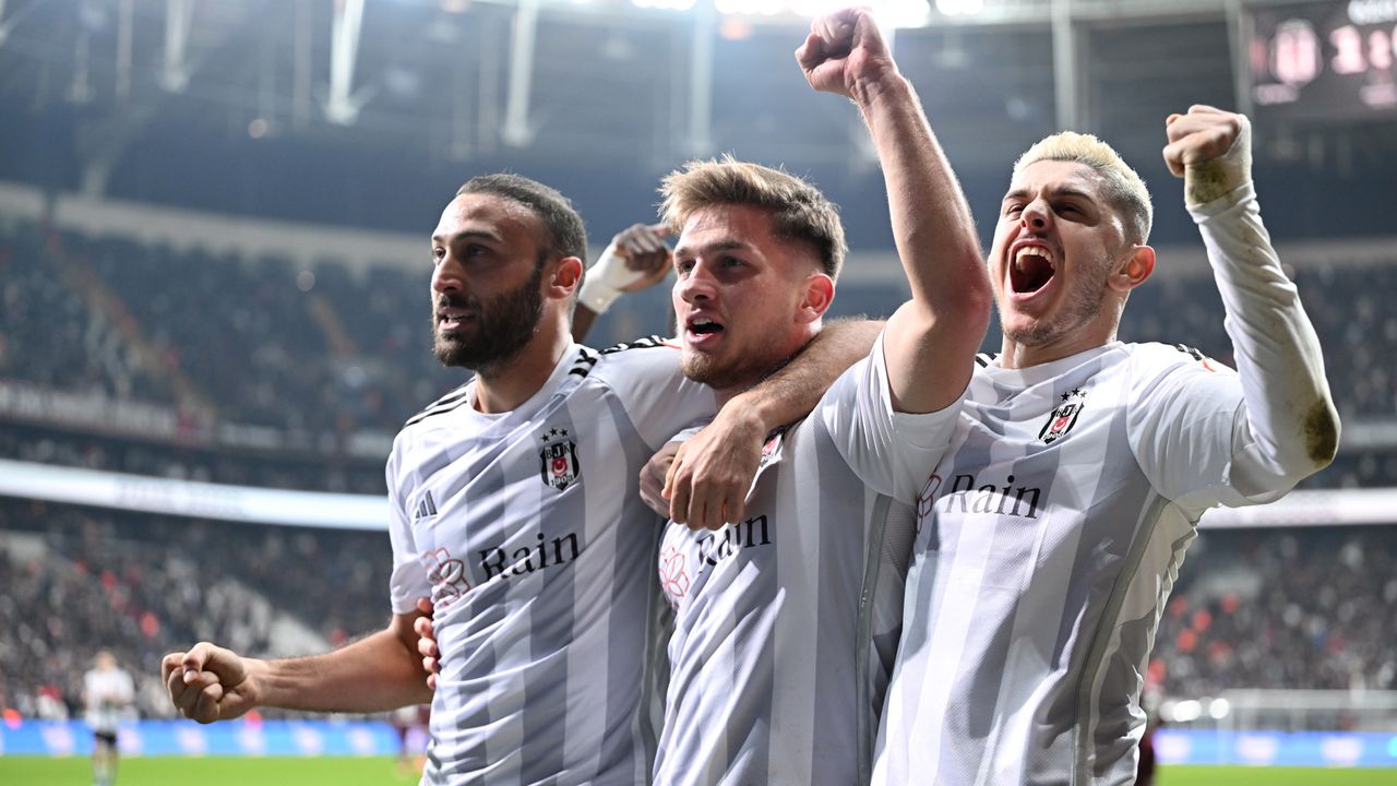 Beşiktaş, Trabzonspor’u 2-0 yenerek 3. sıraya yükseldi