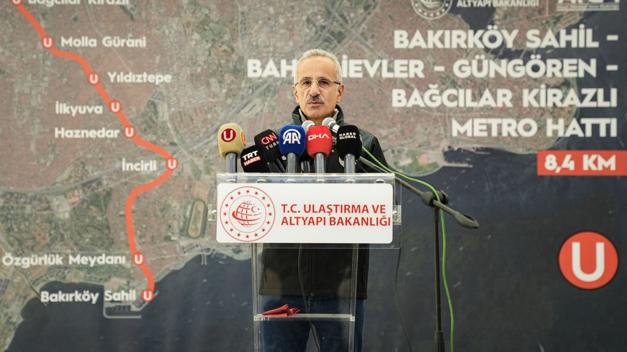 Bakırköy Sahil-Bağcılar Kirazlı Metro Hattı yarın açılıyor