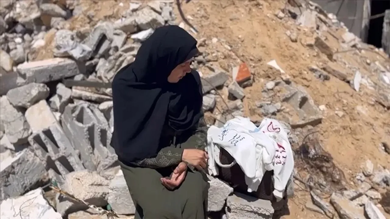 İsrail saldırısında iki bebeğini ve eşini kaybeden Filistinli kadın: Bayramı onlarla geçirmek isterdim