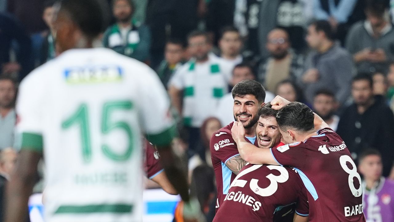 Trabzonspor deplasmanda Konyaspor'u yendi