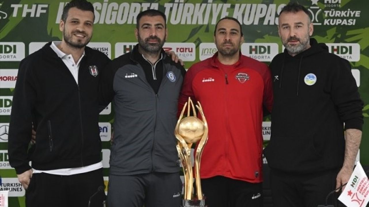 Hentbol HDI Sigorta Erkekler Türkiye Kupası Dörtlü Final'in basın toplantısı yapıldı