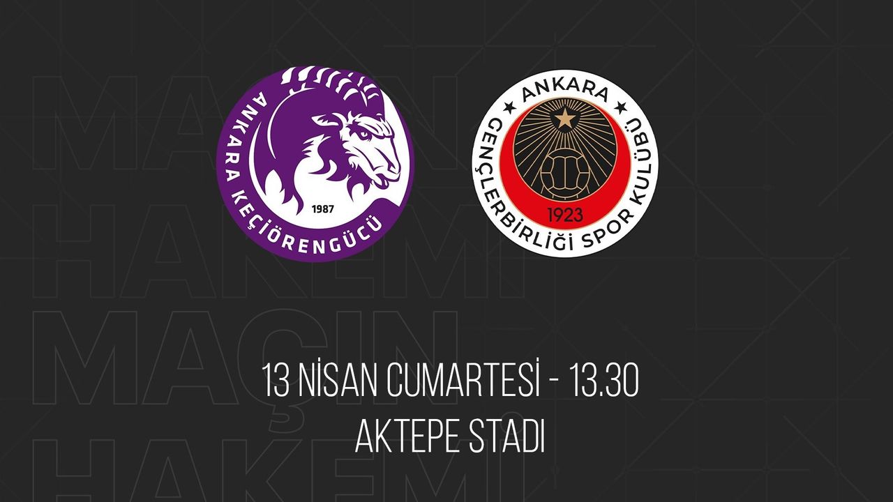 Trendyol 1. Lig'de yarın Ankara Keçiörengücü ile Gençlerbirliği karşılaşacak