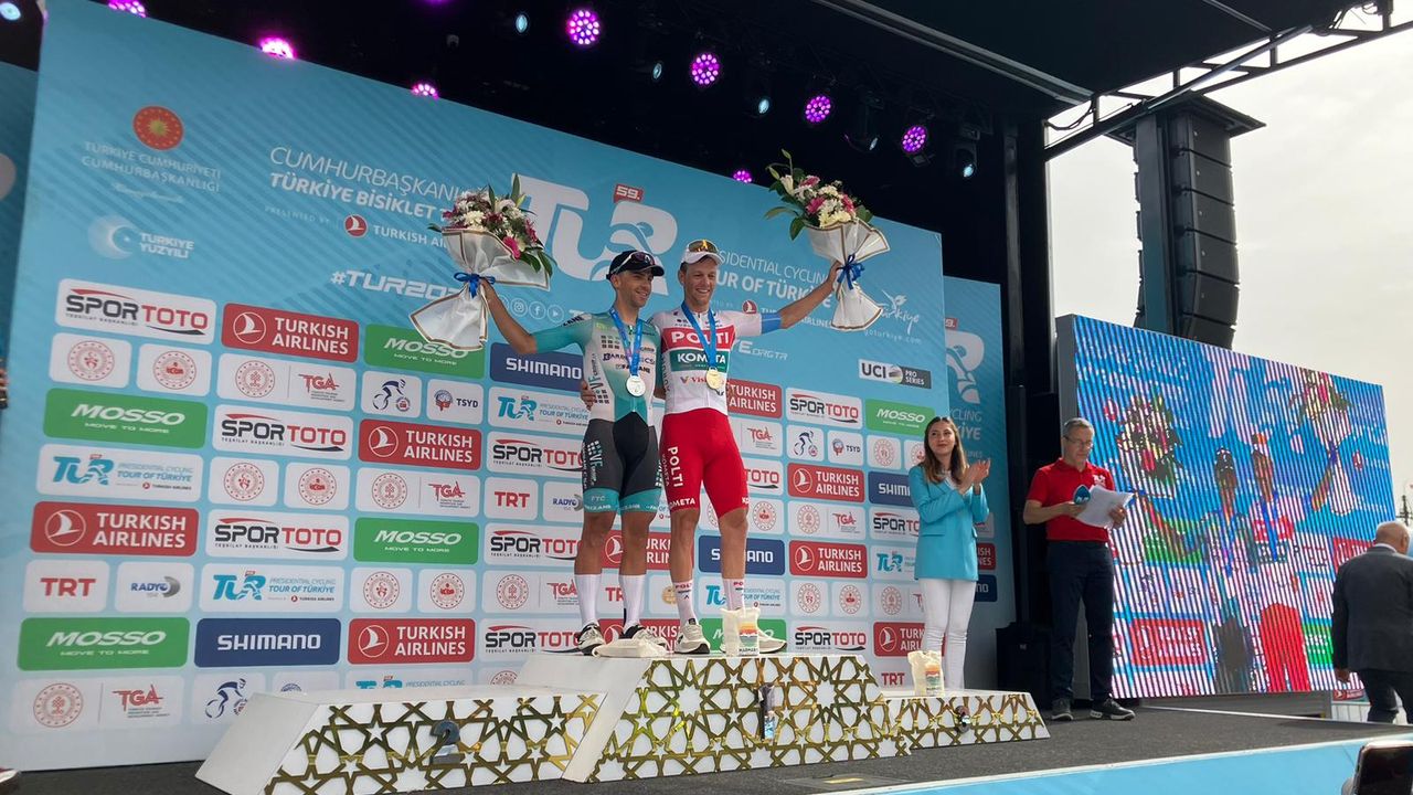 59. Cumhurbaşkanlığı Türkiye Bisiklet Turu'nun 3. etabını Lonardi kazandı