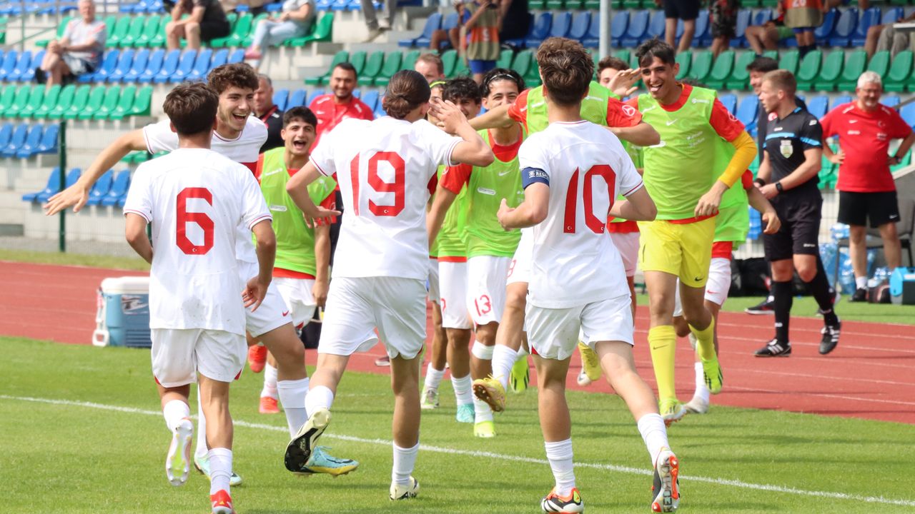 16 Yaş Altı Milli Futbol Takımı, Galler'i 5-0 yendi