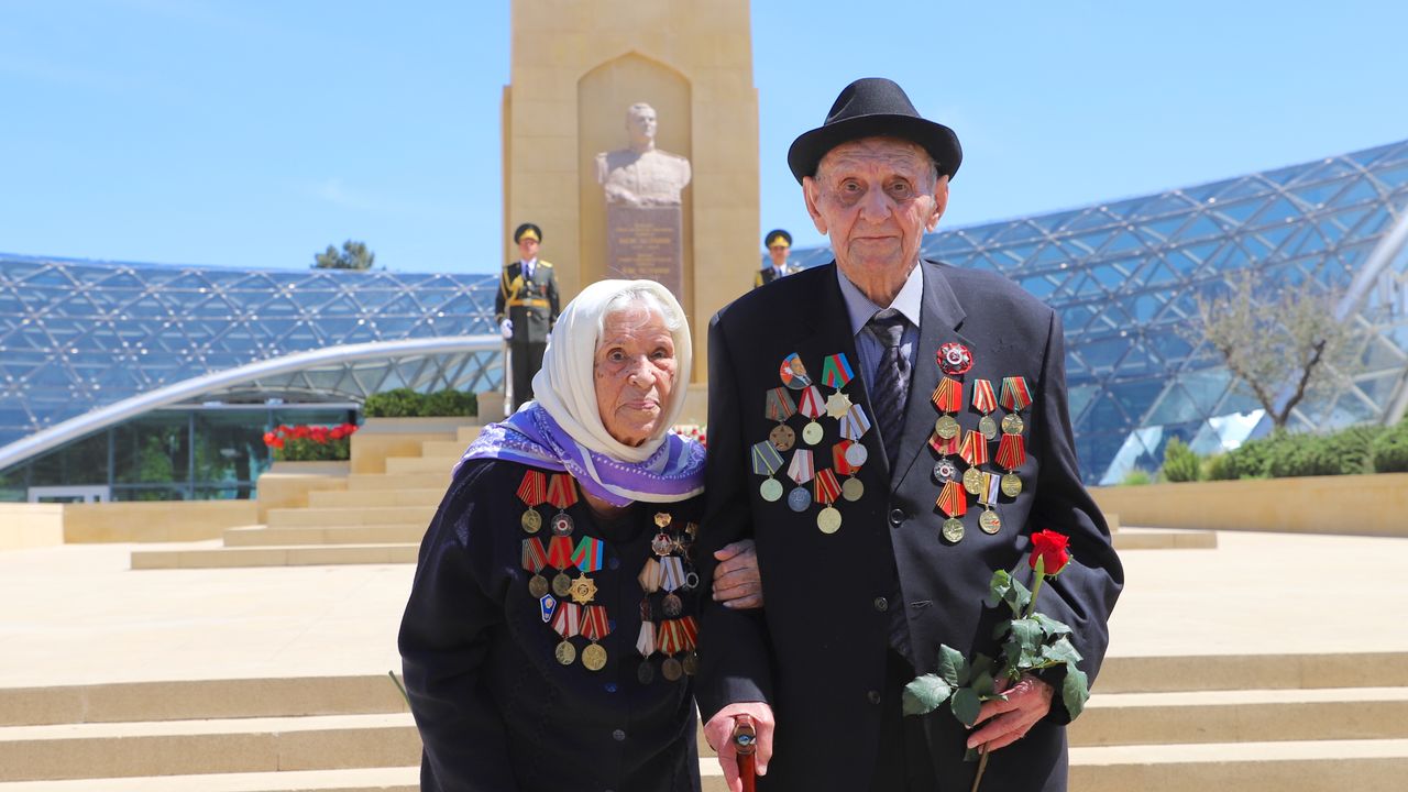 Azerbaycan'da Nazi Almanyası'nın mağlup edilişinin 79. yılı kutlandı