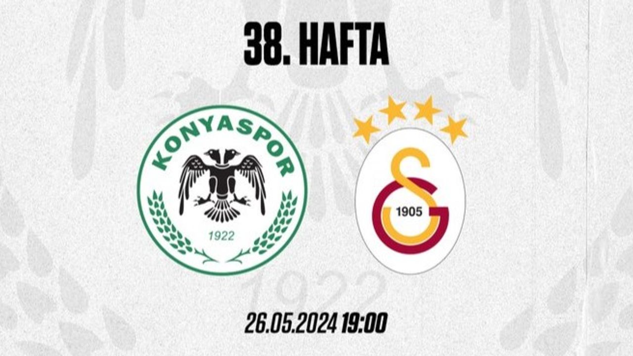 Konyaspor'dan Galatasaray maçı öncesi açıklama