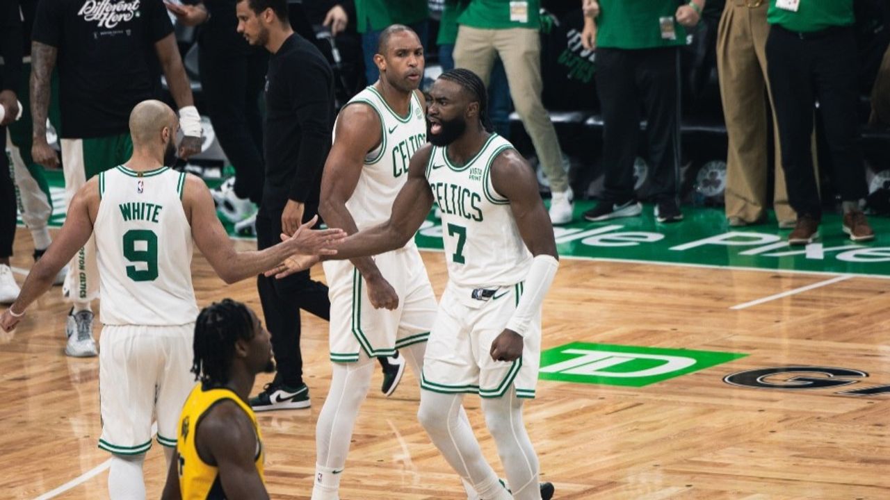 NBA'de Celtics, Pacers'ı 133-128 yenerek konferans finalinde 1-0 öne geçti