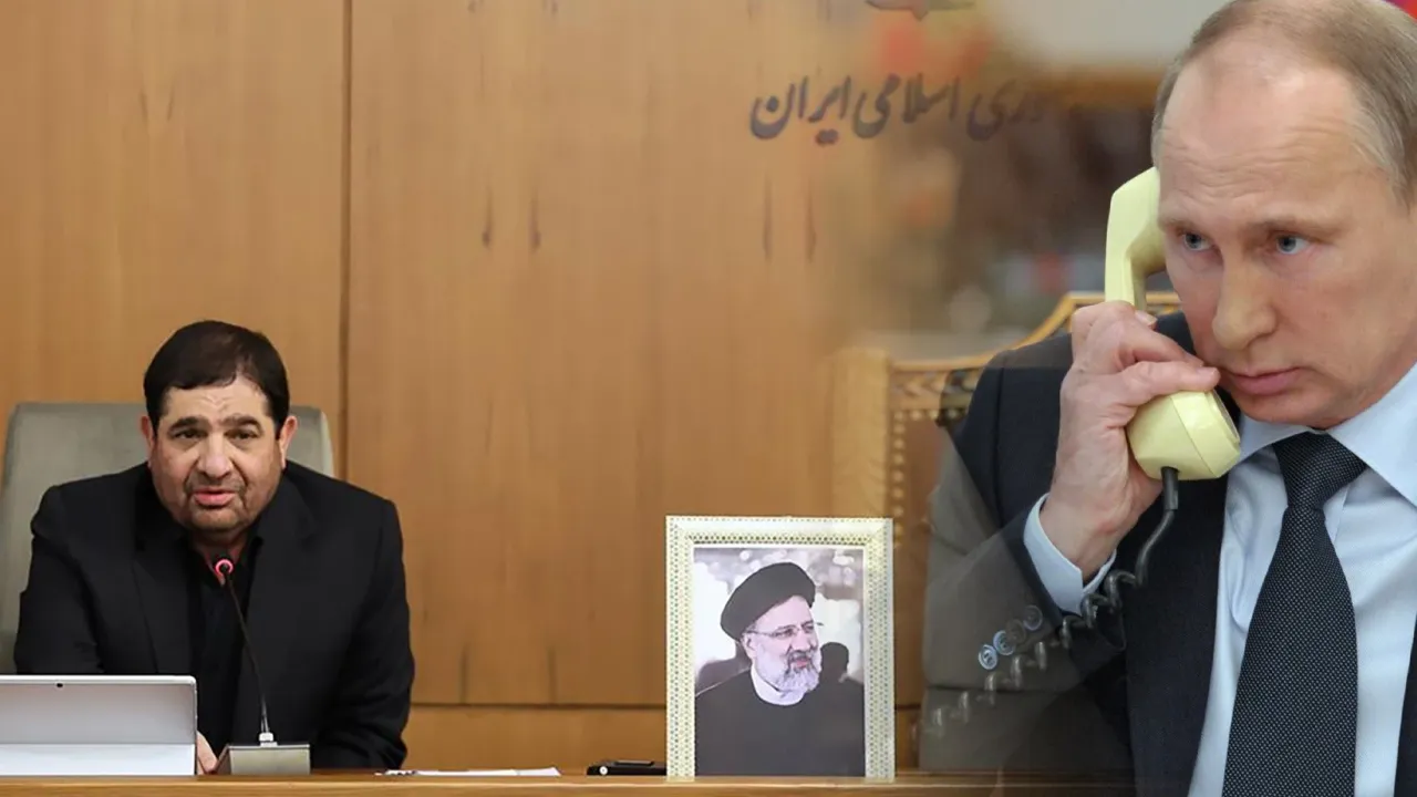 Putin, İran’ın geçici Cumhurbaşkanı Muhbir ile telefonda görüştü
