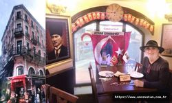 Atatürk’ün masasına oturdum