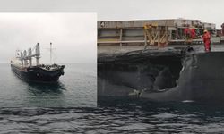 Çanakkale Boğazı girişinde çarpışan gemilerde hasar tespiti yapıldı