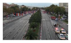 Cumhuriyet Bayramı kutlamaları nedeniyle Vatan Caddesi trafiğe kapatıldı