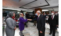 Kılıçdaroğlu'ndan, Ankara Otonomi Galericiler Sitesi'ne ziyaret 