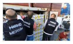 Mersin'de, muz kolileri arasında 60 kilo kokain ele geçirildi